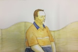 Timothy Seymour, as drawn by a courtroom sketch artist