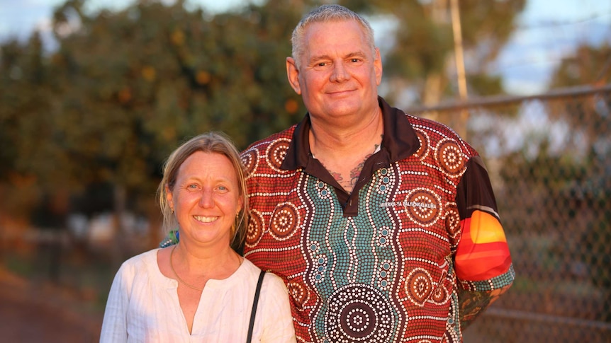 Angela and John Wilmot from Martu Farm in Newman.