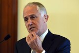 Malcolm Turnbull speaks at meeting on terrorism at Parliament House October 15, 2015