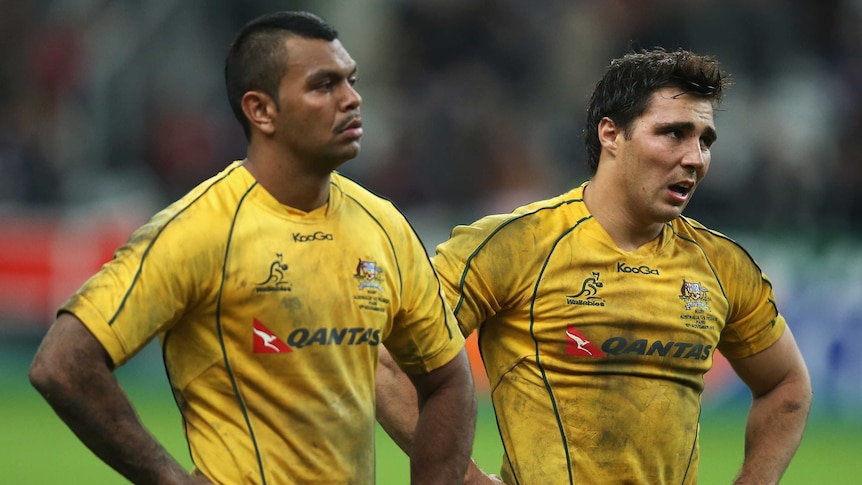 Wallabies Kurtley Beale and Nick Phipps