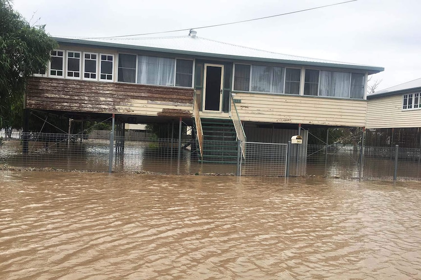 One of the hundreds of Rockhampton properties affected by flooding