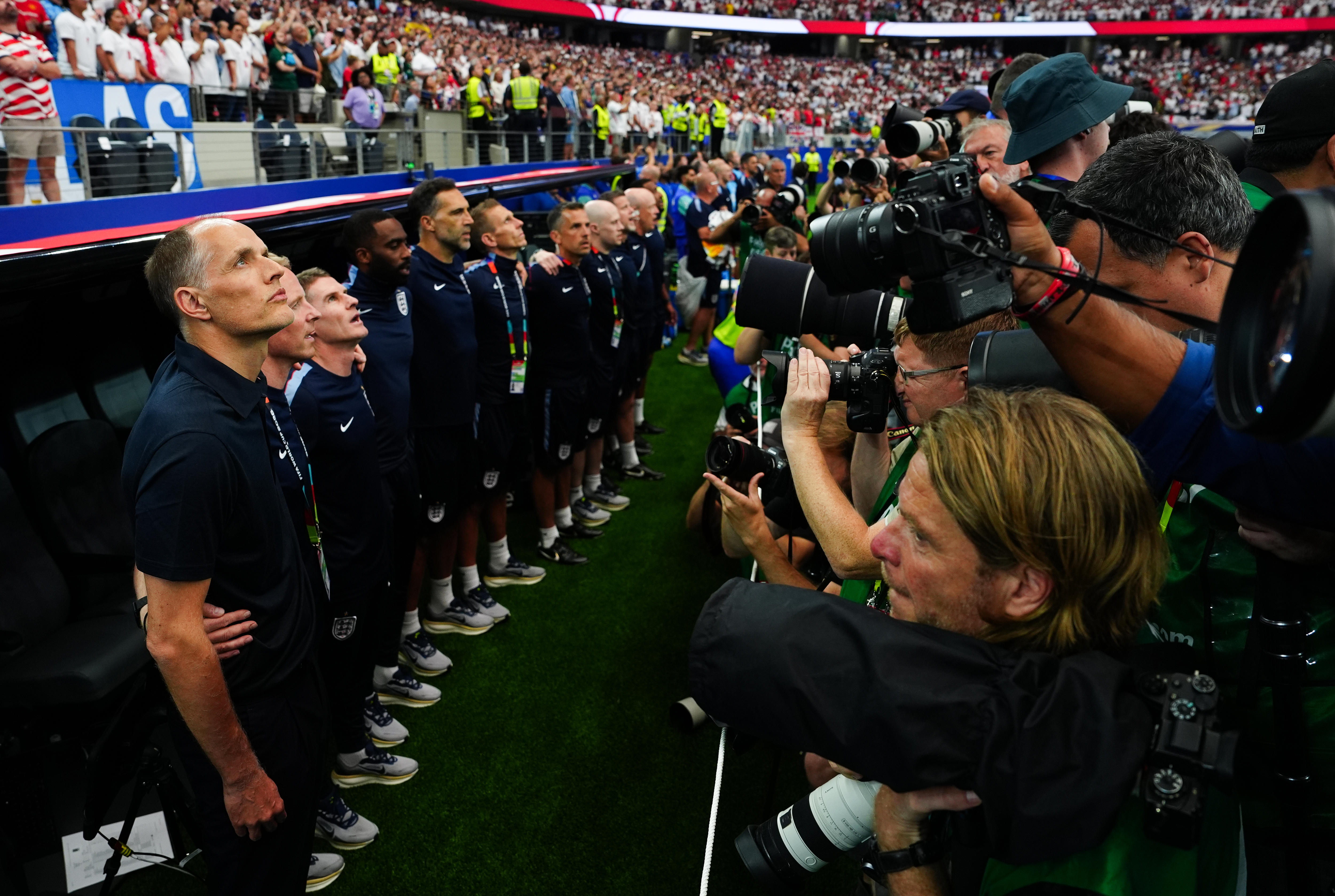 Photographers up close and 'ruining' personal moments during World Cup anthems