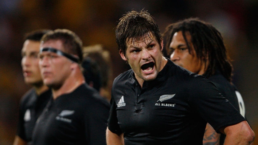 Don't underestimate them ... Richie McCaw and his All Blacks expect a challenge from the Wallabies. (file photo)