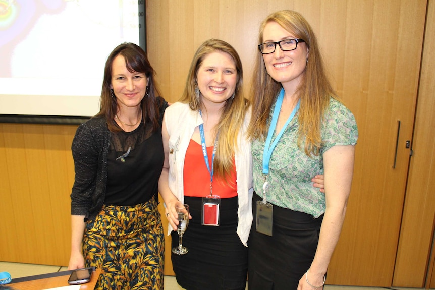 Left to right: Mary-Anne Lea, Jaimie Cleeland, Annalise Rees