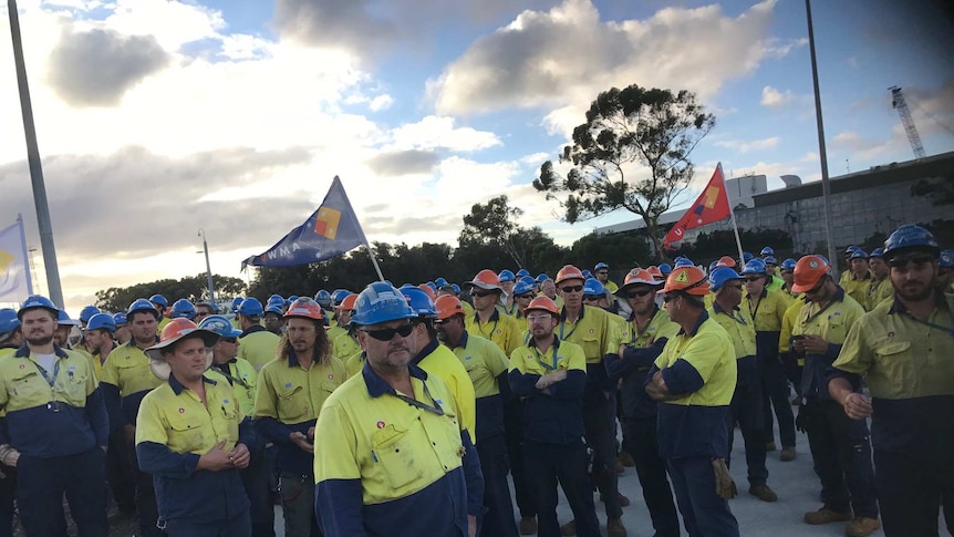 ASC workers walk off the job