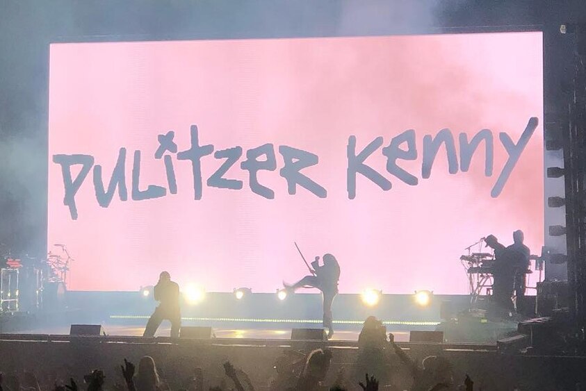 'Pulitzer Kenny' visual at Kendrick Lamar at Splendour In The Grass 2018