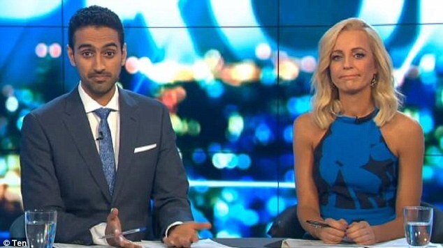 Waleed Aly and Carrie Bickmore