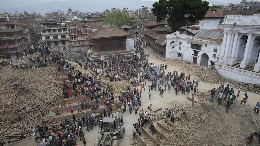After: Durbar Square in Kathmandu