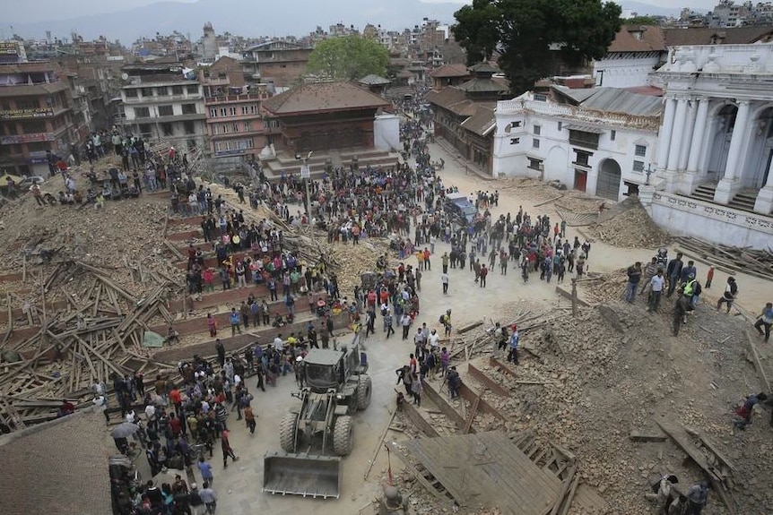 After: Durbar Square in Kathmandu