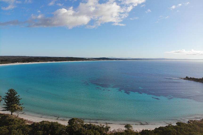 a picture of a beach