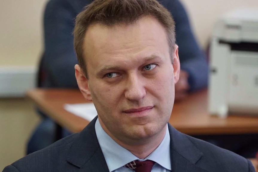 A photo of Alexei Navalny.