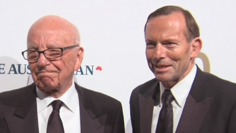 Tony Abbott and Rupert Murdoch