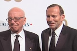 Tony Abbott and Rupert Murdoch