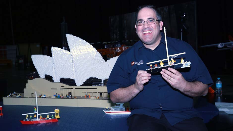 Living the dream Ryan The Brickman McNaught brings sell out Lego exhibit to Brisbane ABC News