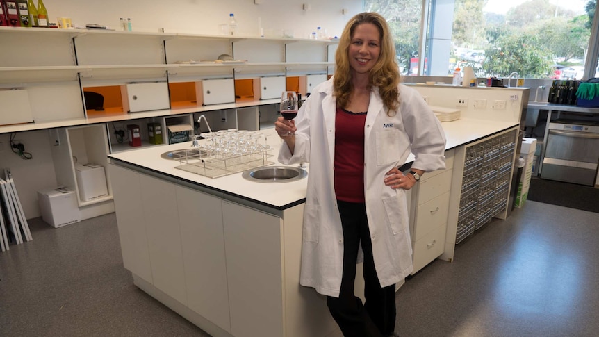 Dr Jacqui McRae in the Australian Wine Research Institute Sensory Lab.jpg