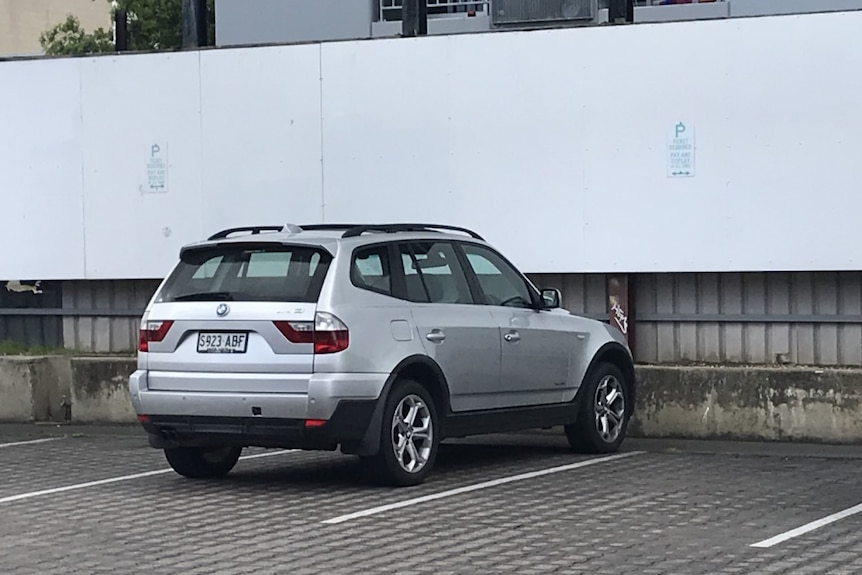 A BMW belonging to a suspected murder victim.