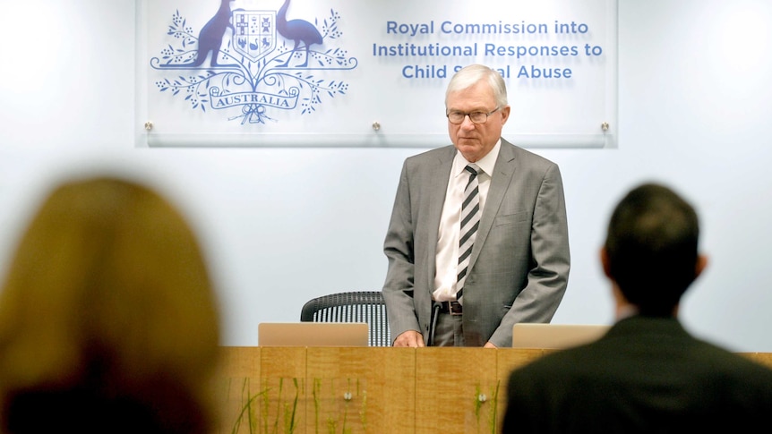 Justice Peter McClellan at the Royal Commission into Institutional Responses to Child Sexual Abuse.