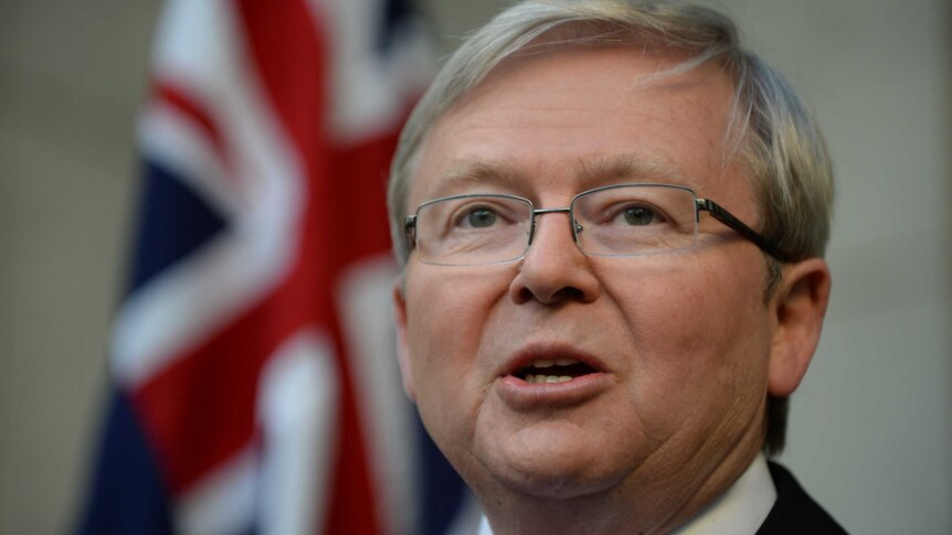 Prime Ministedr Kevin Rudd