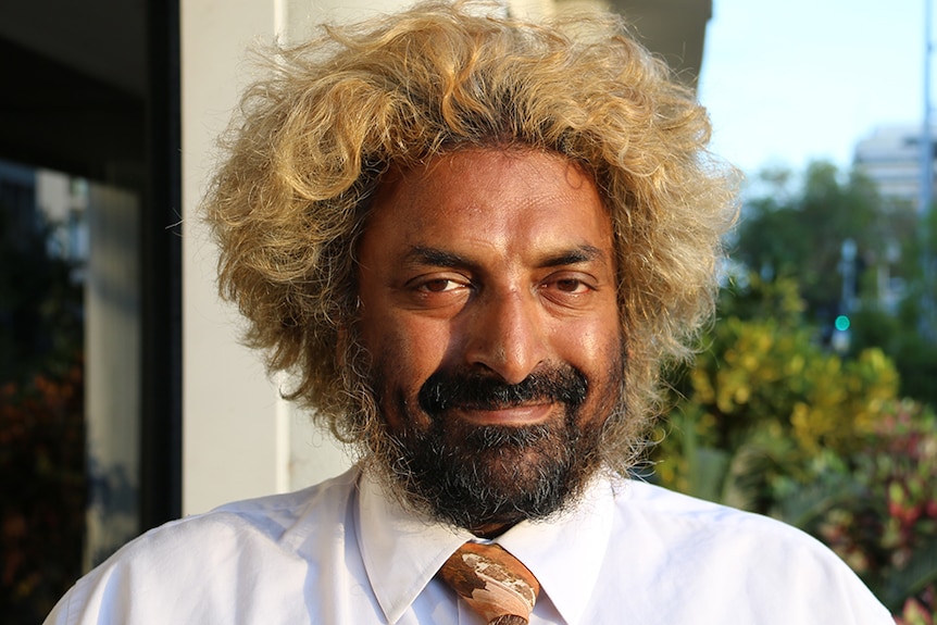 Nim Jayawardhana is one of the candidates in the lord mayoral election in Darwin.