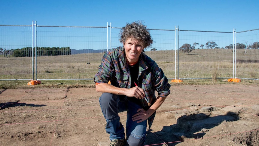 Archaeologist Dr Rebecca Parkes