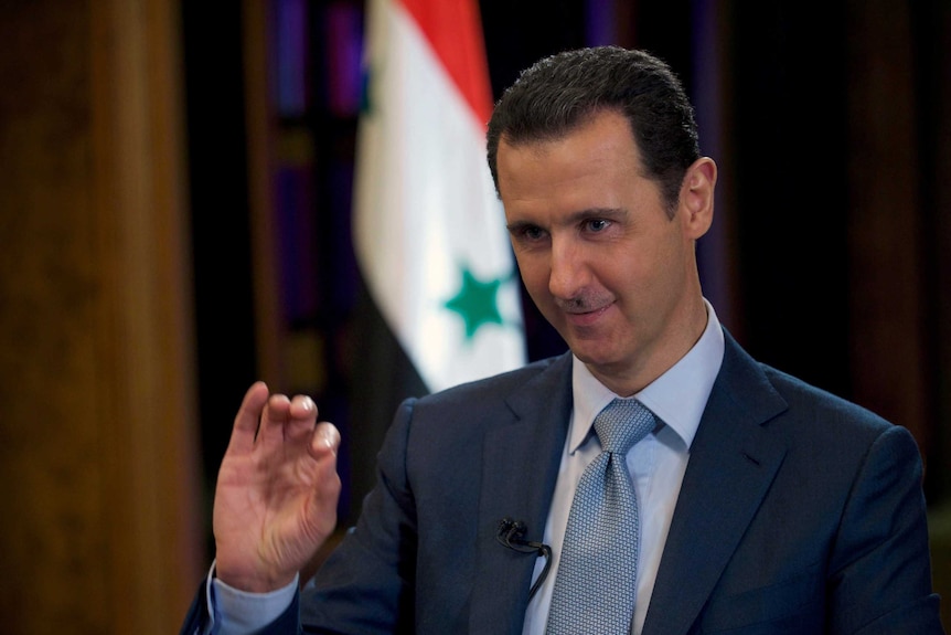 Mr Assad said the Syrian government had known about the US-led campaign before it started,