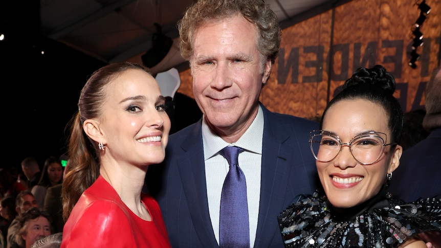 Natalie Portman, Will  Ferrell and Ali Wong at the Independent Spirit awards