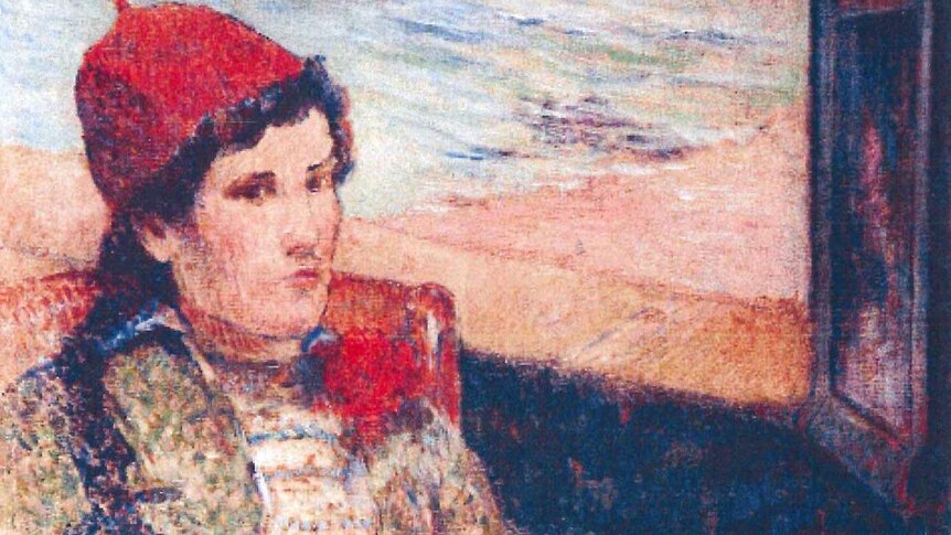 Paul Gauguin: 'Femme devant une fenêtre ouverte, dite la Fiancée' (1888) - stolen from Dutch museum.
