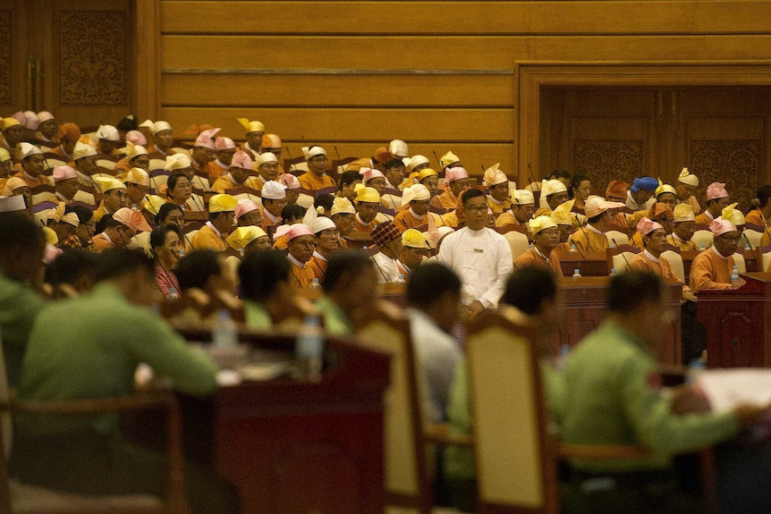 Myanmar's new MPs take their seats in parliament