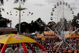 Rides in full swing at the Royal Adelaide Show.