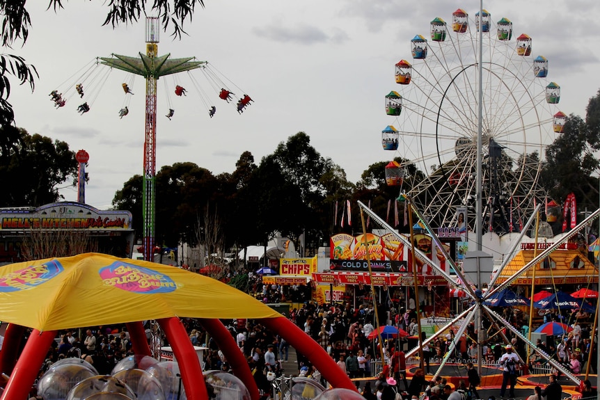  Rides in full swing at the Royal Adelaide Show.