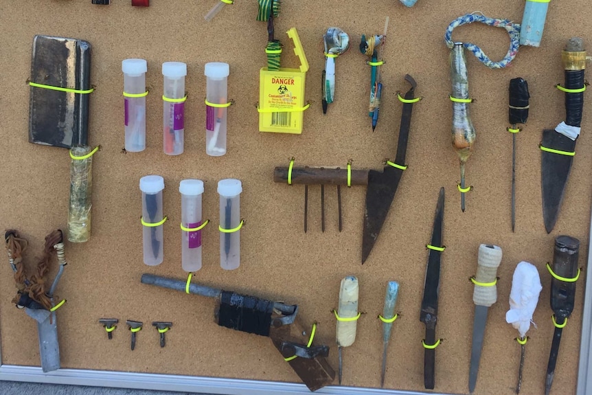 Contraband from Long Bay Correctional Centre