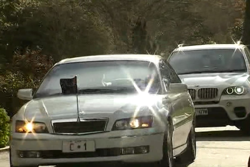 Kevin Rudd leaves Government House