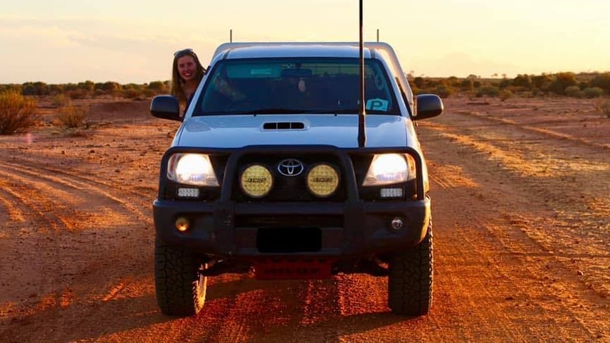 Lauren Walker in the outback