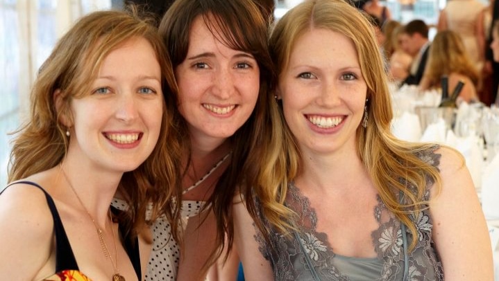 Dr Natasha Moore (centre) sets aside time to pray with her best friends every week.