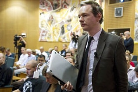 WikiLeaks founder Julian Assange attends Swedish seminar in Stockholm on August 14, 2010 (File image: Reuters)