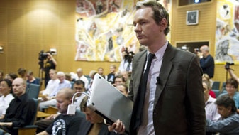 WikiLeaks founder Julian Assange attends Swedish seminar in Stockholm on August 14, 2010 (File image: Reuters)