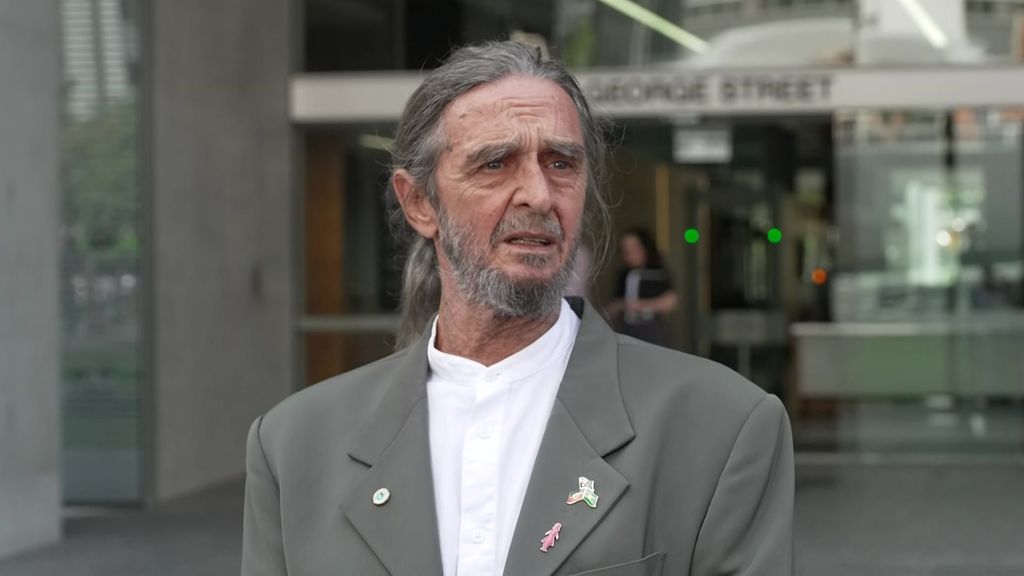 Terry Irving speaking outside of court - ABC News