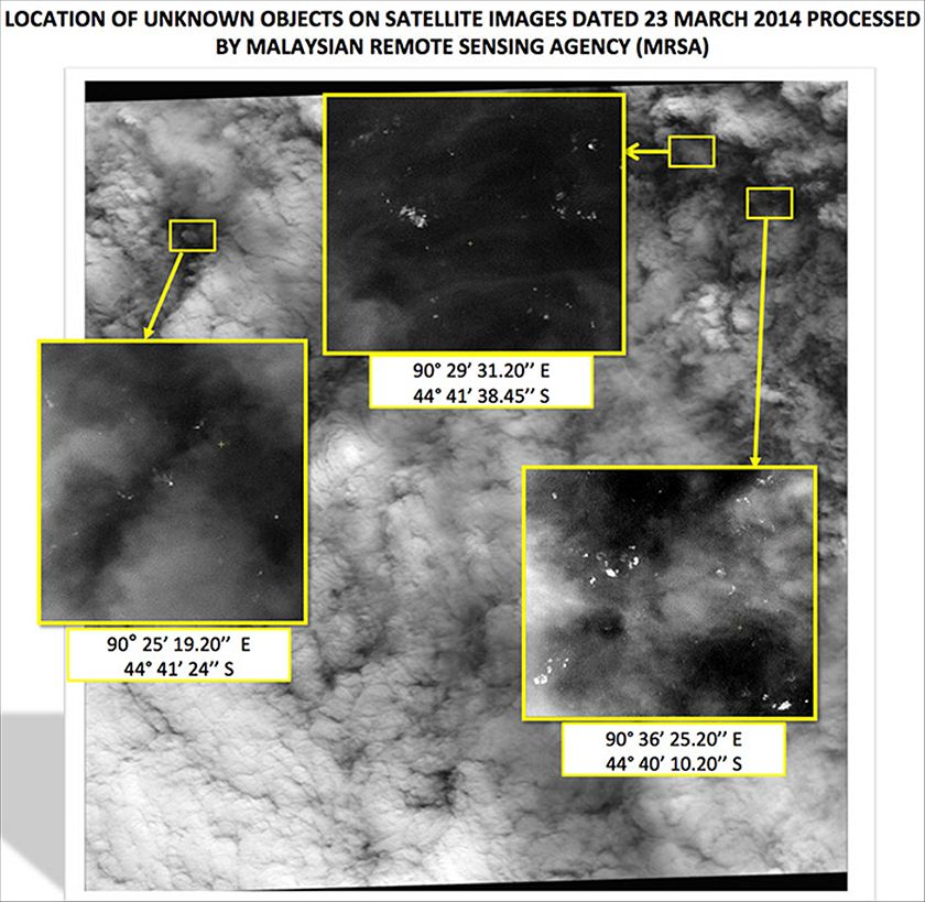 MH370: Satellite Images Detect Floating Objects In Southern Indian ...