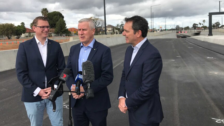 Michael McCormack, Steven Marshall and Stephan Knoll