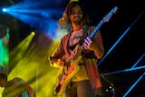 Tame Impala performing live at Laneway Festival Melbourne 2016