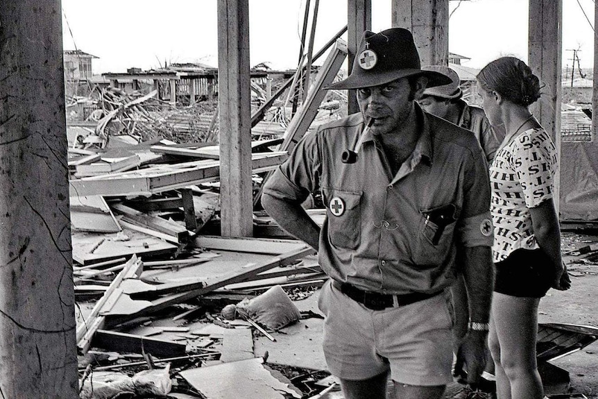 Red Cross worker Reverend Douglas McKenzie