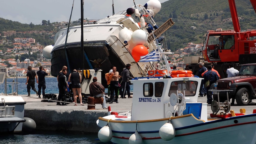 Migrants die after yacht capsizes off island of Samos