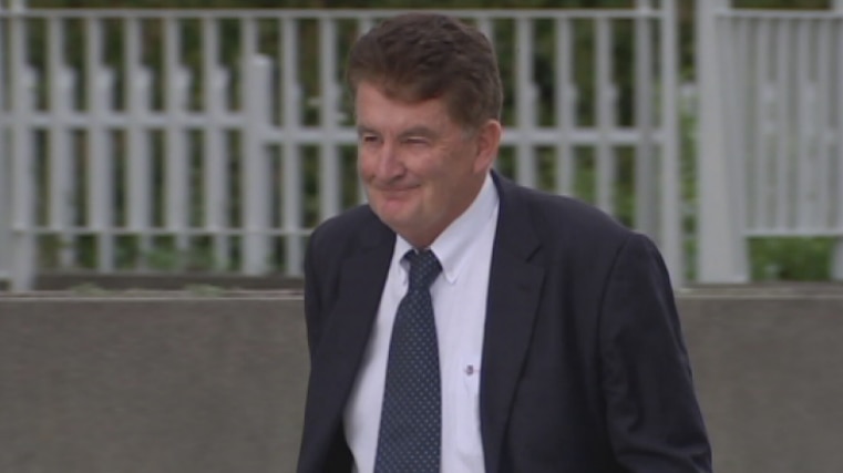 Stephen Raymond Stubbs walks into the ACT Supreme Court.