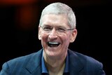 CEO Tim Cook speaks at the WSJD Live conference in Laguna Beach, California October 27, 2014.