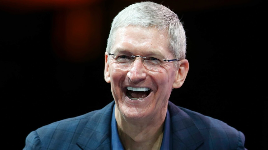 CEO Tim Cook speaks at the WSJD Live conference in Laguna Beach, California October 27, 2014.