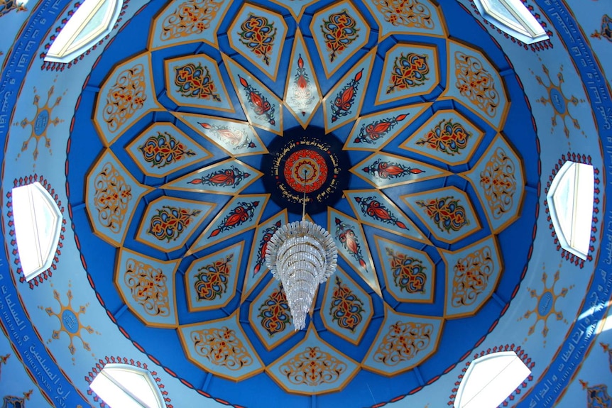 Inside Lakemba Mosque