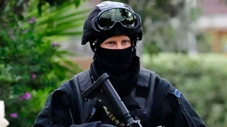 A Victoria Police special operations group officer