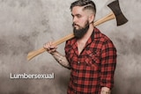 Lumbersexual man