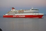 The Spirit of Tasmania has been delayed because of an industrial dispute.