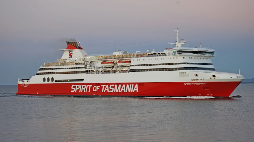 The Spirit of Tasmania has been delayed because of an industrial dispute.